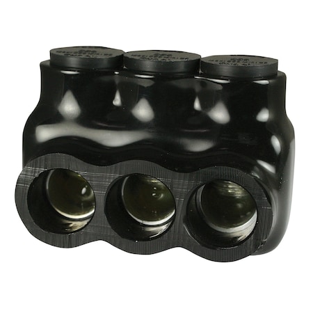 Asi 3 Port, Multi-Tap Connector 6 AWG - 250 MCM, 600V, Single Side AICS250-3